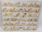 Nos Vtg Current Super-size Classic Cats Gift Wrap Sheets Wrapping Paper