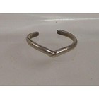 Vintage Sterling Silver V-dip Toe Ring  Thai Made Nos  Delicate 2mm Band  Sexy