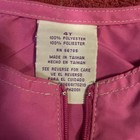Vintage Y2k Winnie The Pooh Disney    hearts For Pooh    Dress Sz 4t Polyester Rare