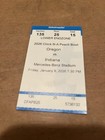 2026 Peach Bowl Ticket Stub Indiana Hoosiers Oregon Ducks 1-9-26 Near Mint