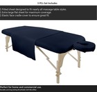 Microfiber Massage Sheet Set - 3-piece For Massage Tables  Includes Flat Shee   