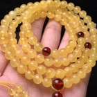 Tibetan Buddhist Necklace Wrap Bracelet Jewelry Mala 108 Prayer Beads Beeswax