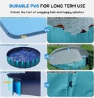 Giant Dog Pool 97 x16   Foldable Dog Swimming Pool  Hard Plastic Pvc Leakproof