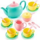 18pcs Pretend Tea Party Set Play Food Accessories Bpa Free  Phthalates Free     