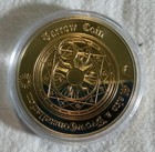 Zodiac Astrology Tarrow Coin Token Reading Sun Moon Stars Year Collectible