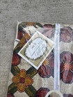 Nos Vintage Floral Cottagecore Smart Set Jumbo Garment Bag Floral Quilted Fabric
