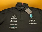 Mercedes-amg Petronas F1 2022 Team Polo - Black Size Xl Brand New