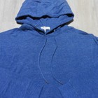 Peter Millar Mens M Medium Hoodie Lava Wash Ravine Blue Pullover Sweatshirt