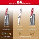 Milwaukee Tool 48-00-8027 12  5 Tpi The Ax Sawzall  Blade  25 Pk 