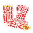 1000 Count 1 Oz Bulk Popcorn Bags     Red   White Striped Snack Bags For Parties