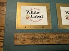 2 White Label Brewing Co Beer Bottle Labels Minneapolis Minn Unused 