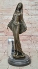 Bronze Statue Art Deco Arab Dancing Girl Bronze Sculpture  Signed Mavchi Deal