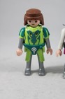 Playmobil Medieval Castle Dragon Knight Figure Lot Of 3 Green Yellow Chrome