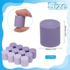 Pencil Erasers  12 Pcs Rubber Round Gradient Mini Cute Erasers  Purple