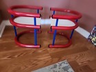 Vintage Post Modern Kid Chairs Memphis Pierre Sala Style Primary Colors Metal 