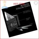 Metal Collar Stays For Men     Set Of 40 Dress Shirt Collar Stays For Men  3 Sizes