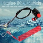 Universal Boat Outboard Engine Motor Kill Stop Switch   Safety Tether Lanyard