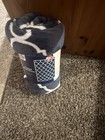Blue Printed Plush Throw Blanket 50    X 60        Super Soft     Brand New