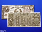 Reproduction  10 1890 T-note Us Paper Money Currency Copy