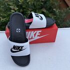 Nike Benassi Jdi Mens Slides Sandals White black-black Size 12 Casual 343880-100