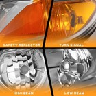 2 Pcs Juego De Faros Delanteros Para 2006-2011 Honda Civic Sedan 4-door New Usa 