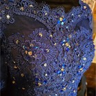 Unknown Brand Blue Long Chiffon Mother Of The Bride Dress  Est  Size S m