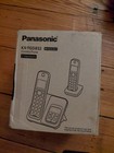 Panasonic Cordless Phone With Answering Machine  2 Handsets Landline  Kx-tgd832