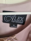 Alex Evenings Mauve Floral Bridesmaid Mother Of The Bride Dress Womens Size 18