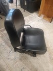 New Universal Folding Vinyl Forklift Seat Fits Clark For Cat Hyster Yale Toyota