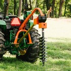 Titan Attachments 60hp Standard Series 3 Point Post Hole Digger With 6  Auger