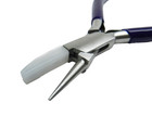 Round And Flat Nose Plier Nylon Jaw Bead Wire Work Forming Bending Forming Tool