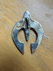 Early Unsigned Navajo Sterling Silver Squash Blossom Naja Pendant  20grams