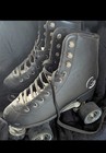Seven C7 Skates Black High-top Quad Roller Skates Pair With Black Wheels