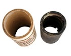 Vintage edison Gold Moulded Cylinder Record 