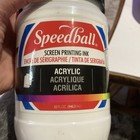 Speedball 32oz Acrylic White Screen Printing Ink 