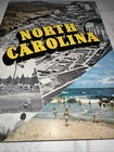 Vintage 1940s 1950s North Carolina Tourist Guide Book W Fold Out Map