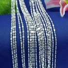 Wholesale 10pcs 925 Sterling Silver Plated 1 5mm Bamboo Chain Necklace 16 -30 