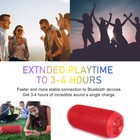 Loud Speaker Portable Bluetooth Waterproof Speaker Hifi Wireless Stereo Bass Red