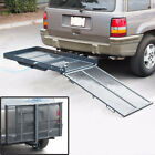 Mobility Wheelchair Scooter Hitch Mount Carrier Disability Medical Rack Ramp