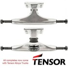 Almost Off Side Logo White 7 625  Skateboard Complete   Wheels   Tensor Trucks