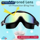 Seago Swim Goggles 2 Pack Anti-fog Anti-uv Wide View Swimming Goggles For Kids 3