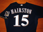 Milwaukee Brewers Jerry Hairston 2011 Game Used Worn Jersey  baltimore Orioles 