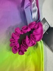 Gk Elite Girls Tank Gymnastics Leotard Neon Ombre Purple Pink W  Scrunchie As