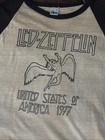 Led Zeppelin Usa Tour 1977  1979  Size M  Vintage Concert T-shirt