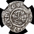 Richard I The Lionheart 1189-1199 Ad  England Crusader Silver Denier Coin Ngc Vf