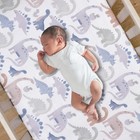 Lambs   Ivy Dino-might 100  Cotton Dinosaur Baby toddler Fitted Crib Sheet
