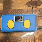 Loungefly Disney Donald Duck Large Zip Around Wallet Blue Yellow Red White