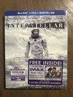 New Interstellar  blu-ray dvd  2015  3-disc  Imax Film Cell   Slipcover  Sealed