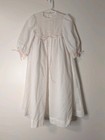 Vintage 80s Ruth Of Carolina Girls Dress Size 4 White Lace Prairie Cottagecore