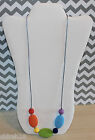 Silicone Baby Teether Teething Necklace Nursing Rainbow Us Fast Ship Shower Gift